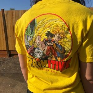 Primitive Dragon ball Z shirt.